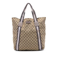 Gucci GG Canvas Web Tote