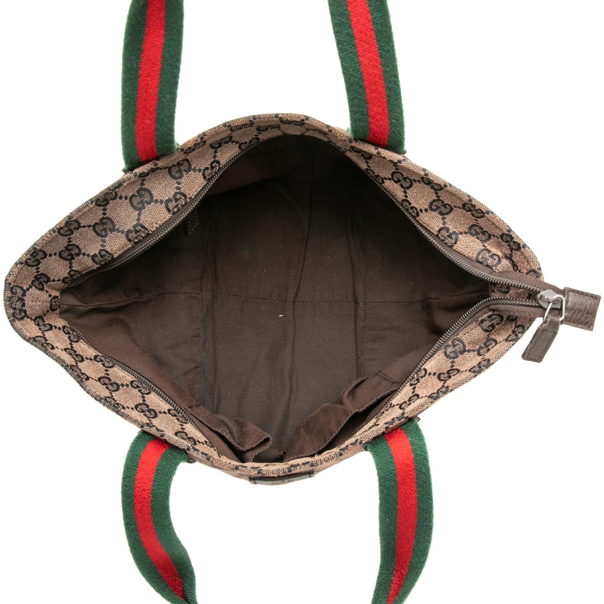 Gucci GG Canvas Web Tote