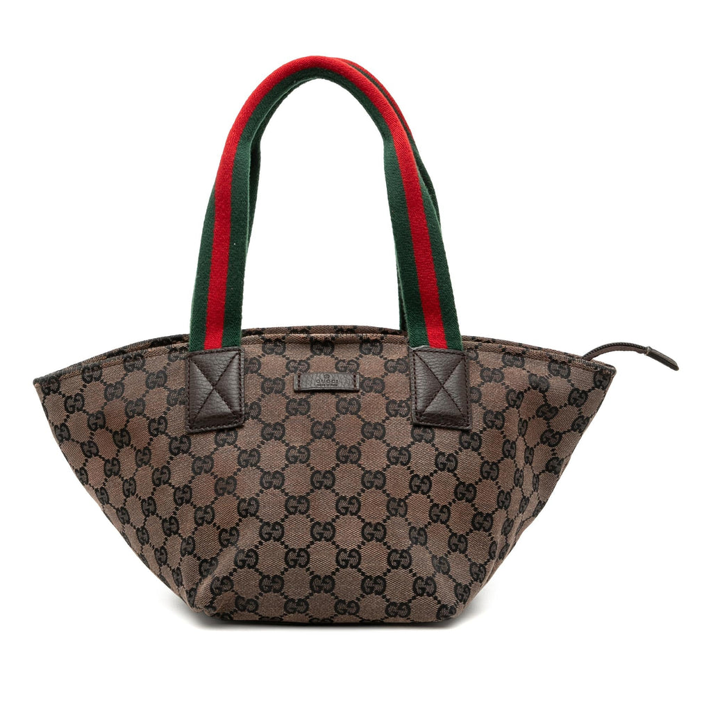 Gucci GG Canvas Web Tote