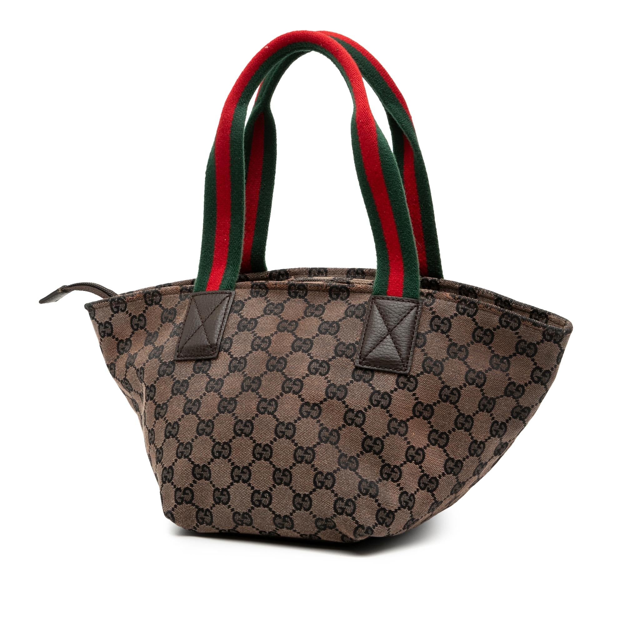 Gucci GG Canvas Web Tote
