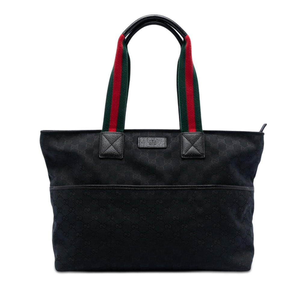Gucci GG Canvas Web Tote