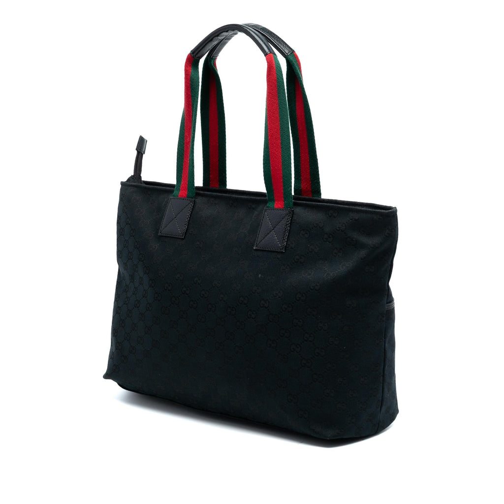Gucci GG Canvas Web Tote