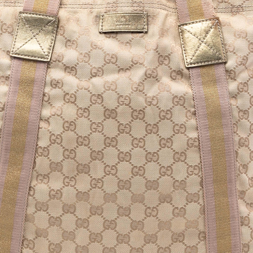Gucci GG Canvas Web Tote
