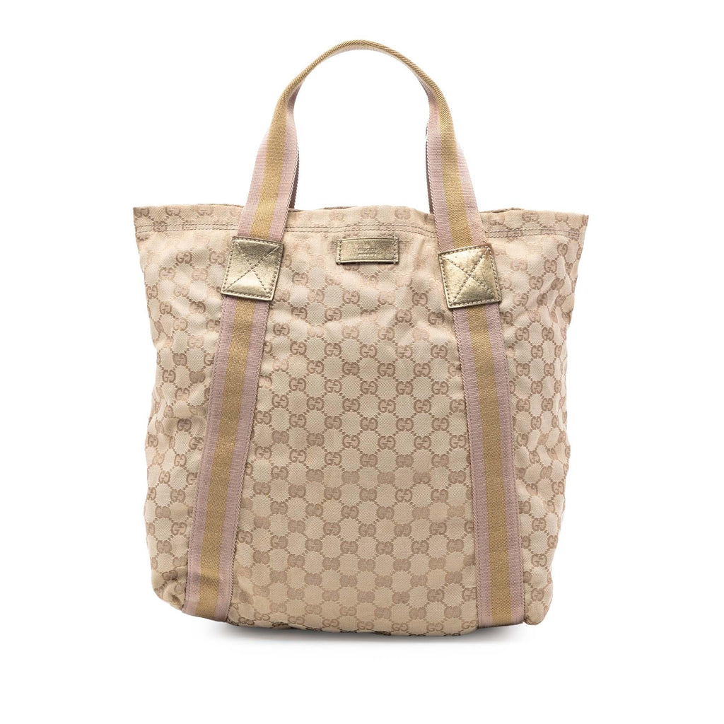 Gucci GG Canvas Web Tote