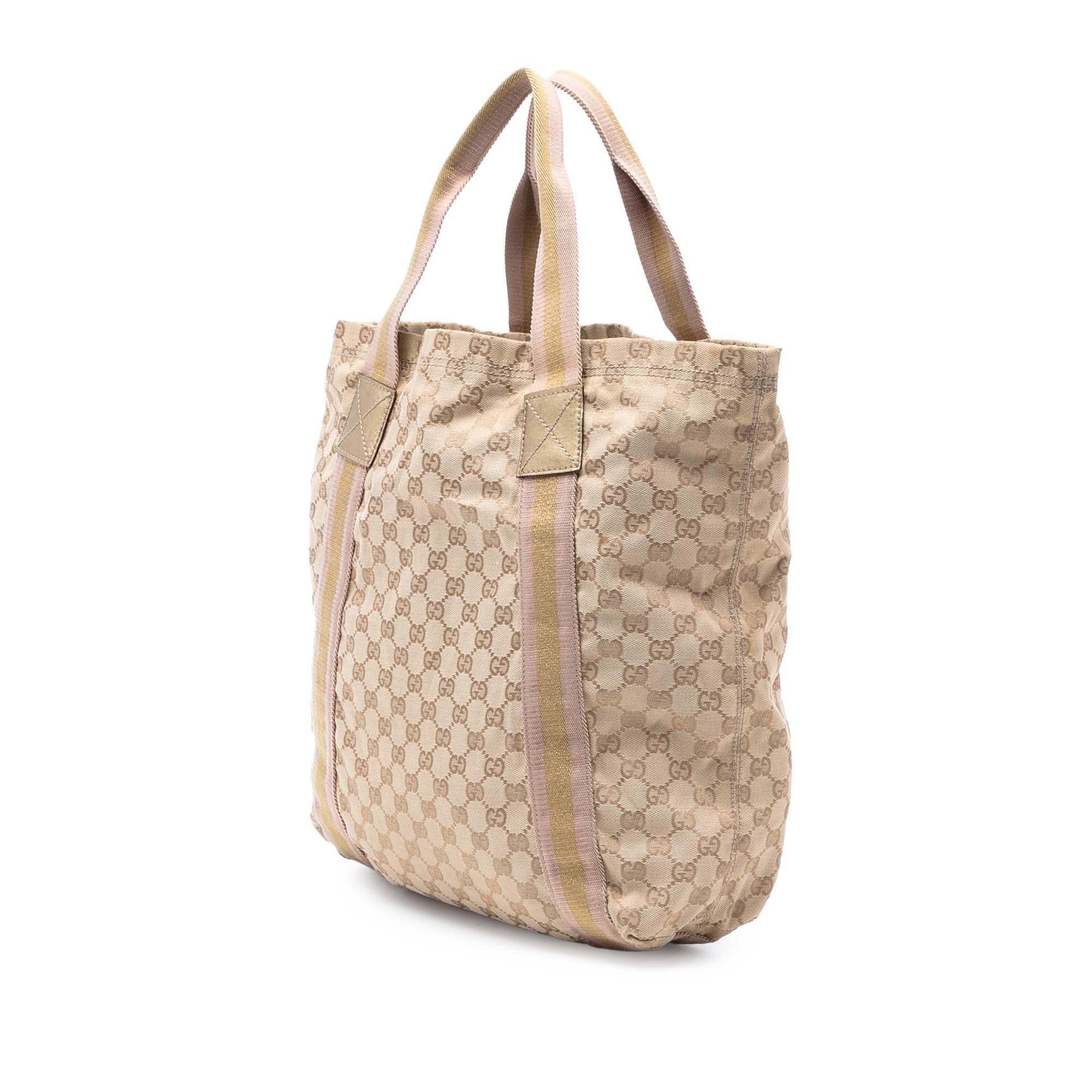 Gucci GG Canvas Web Tote