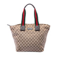 Gucci GG Canvas Web Tote