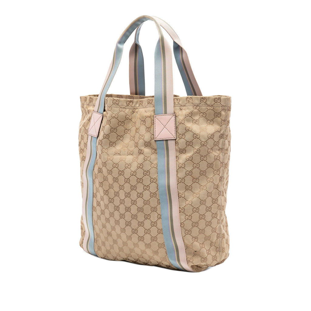Gucci GG Canvas Web Tote