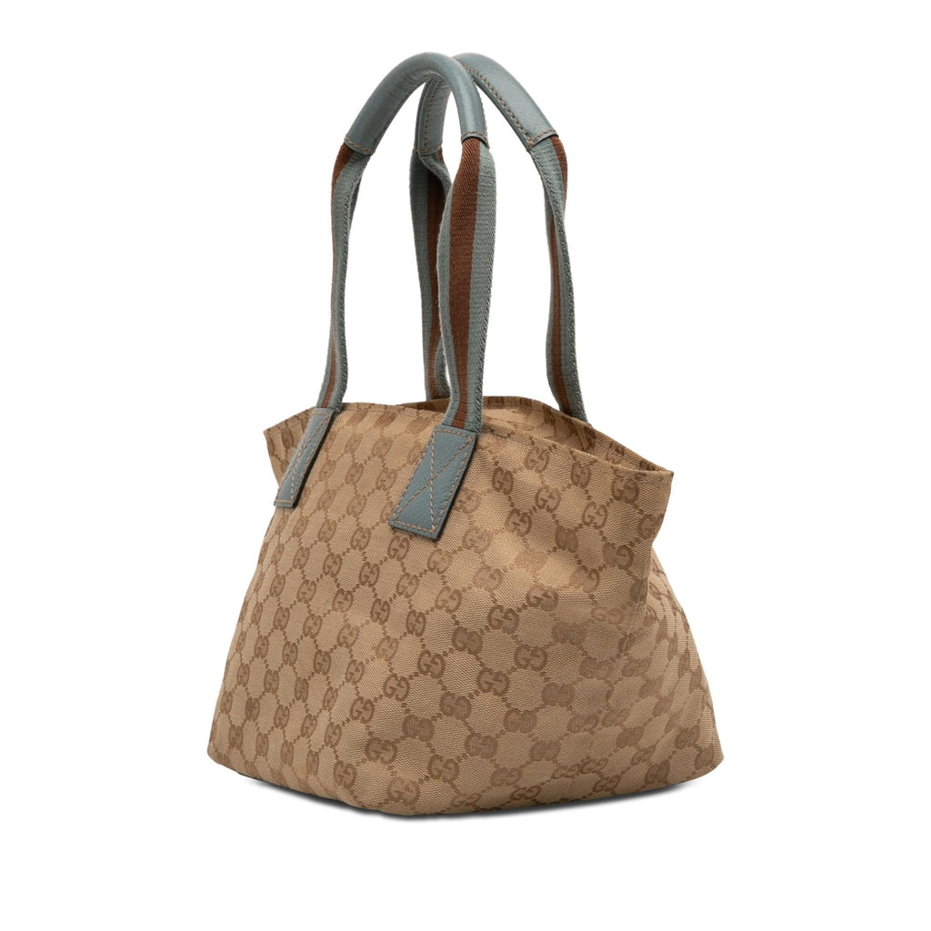 Gucci GG Canvas Web Tote