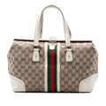 Gucci GG Canvas Web Treasure Boston Bag