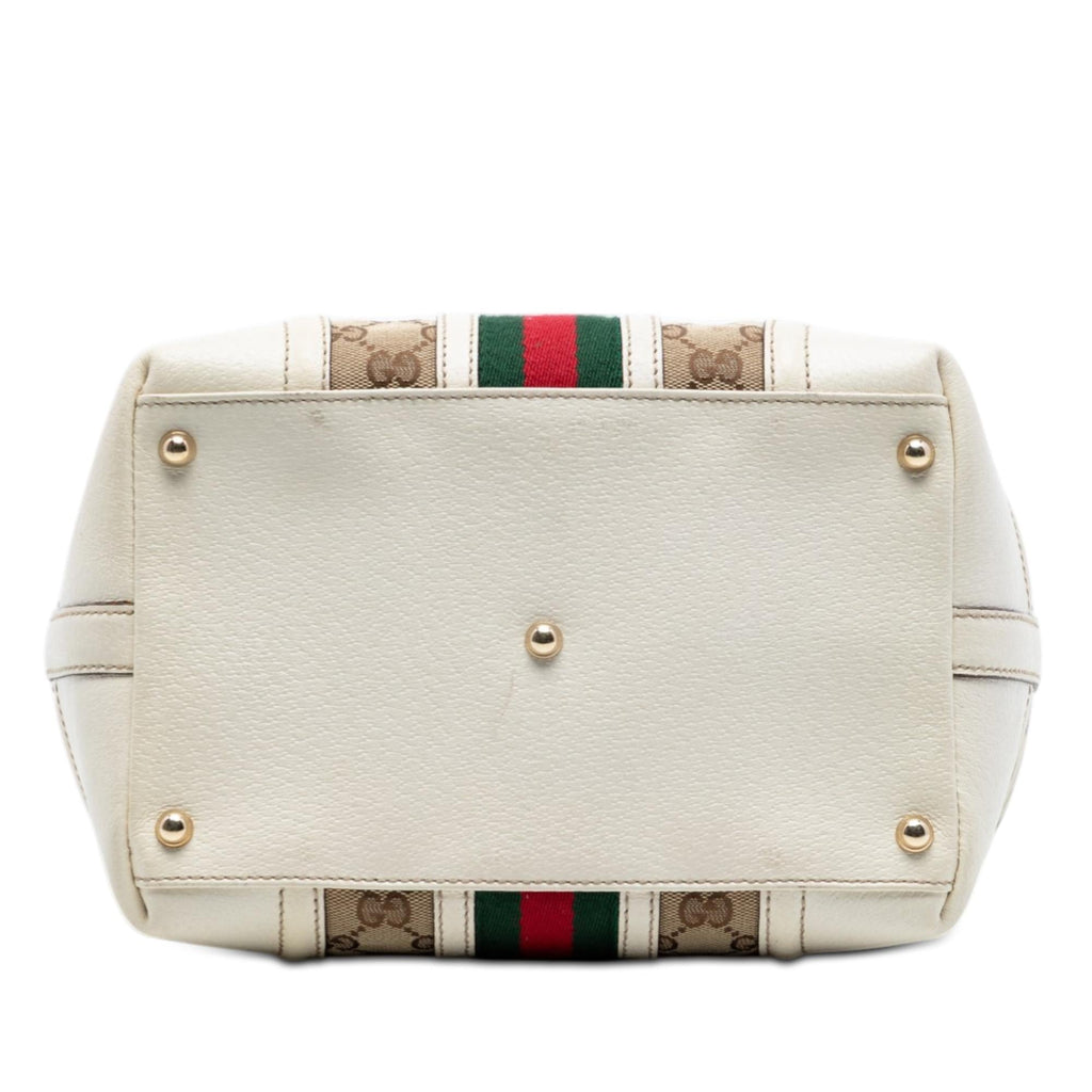 Gucci GG Canvas Web Treasure Handbag