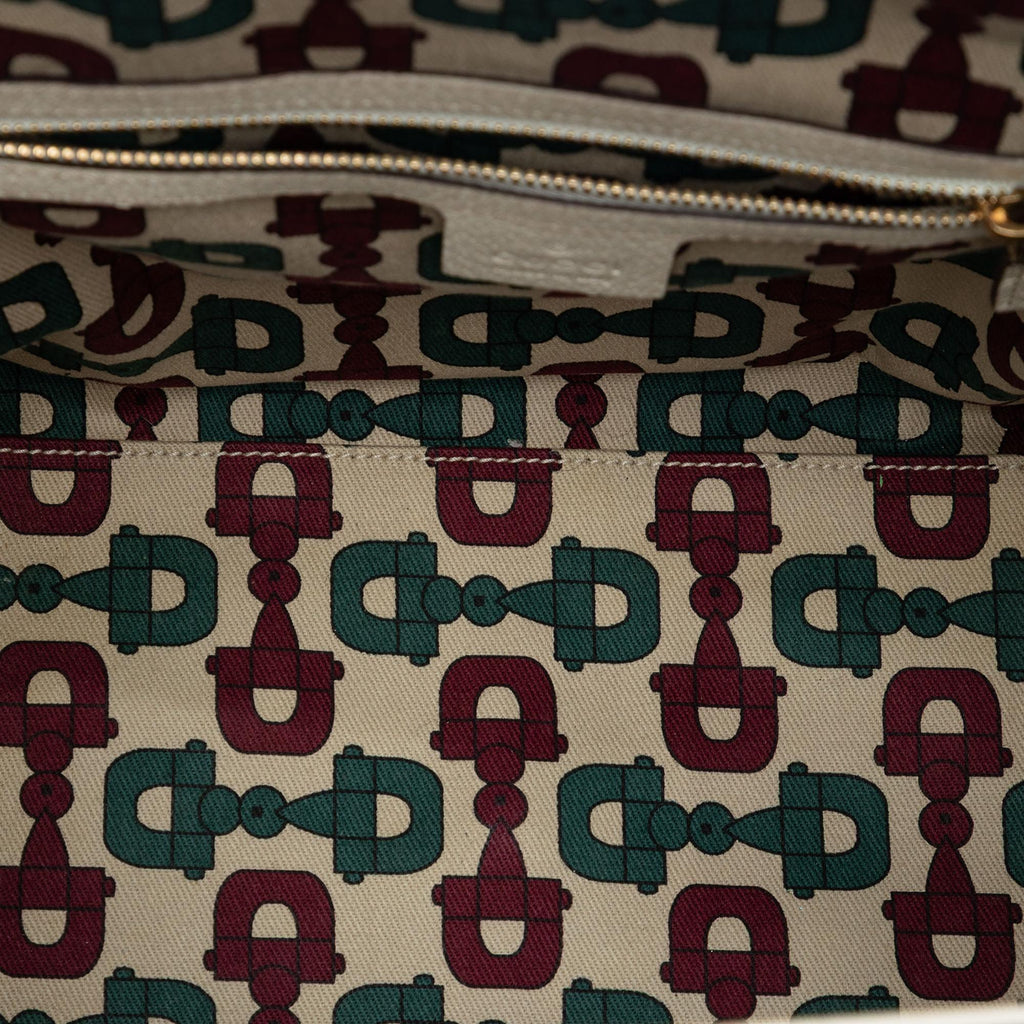 Gucci GG Canvas Web Treasure Handbag