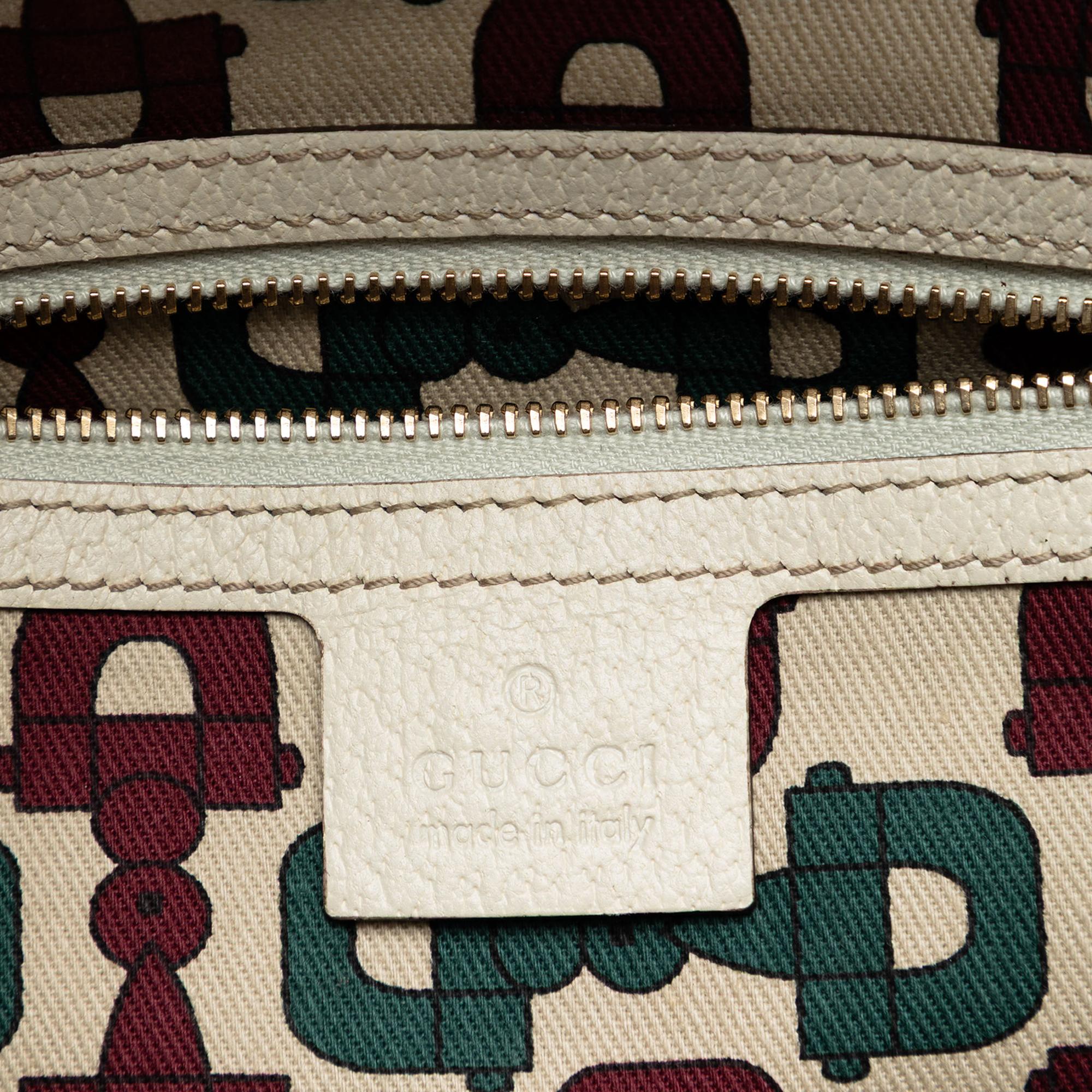 Gucci GG Canvas Web Treasure Handbag