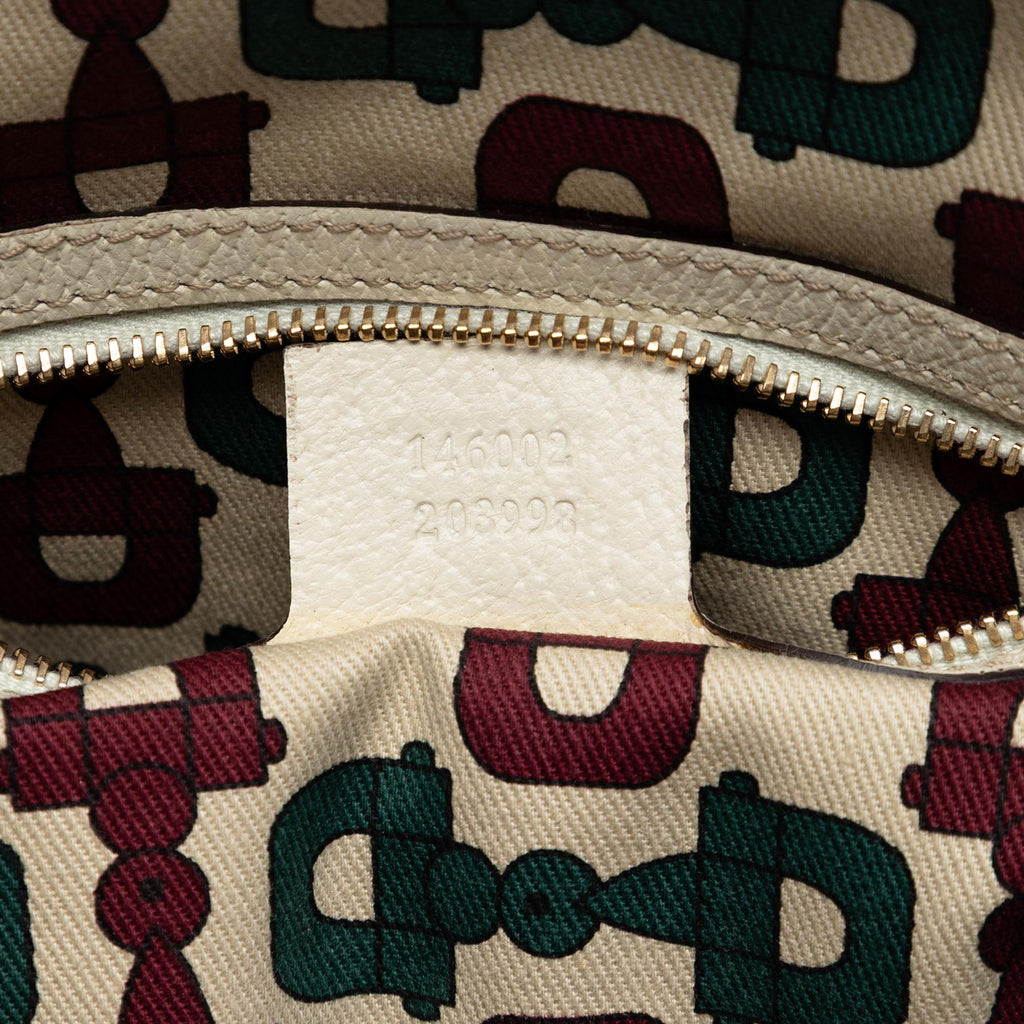 Gucci GG Canvas Web Treasure Handbag