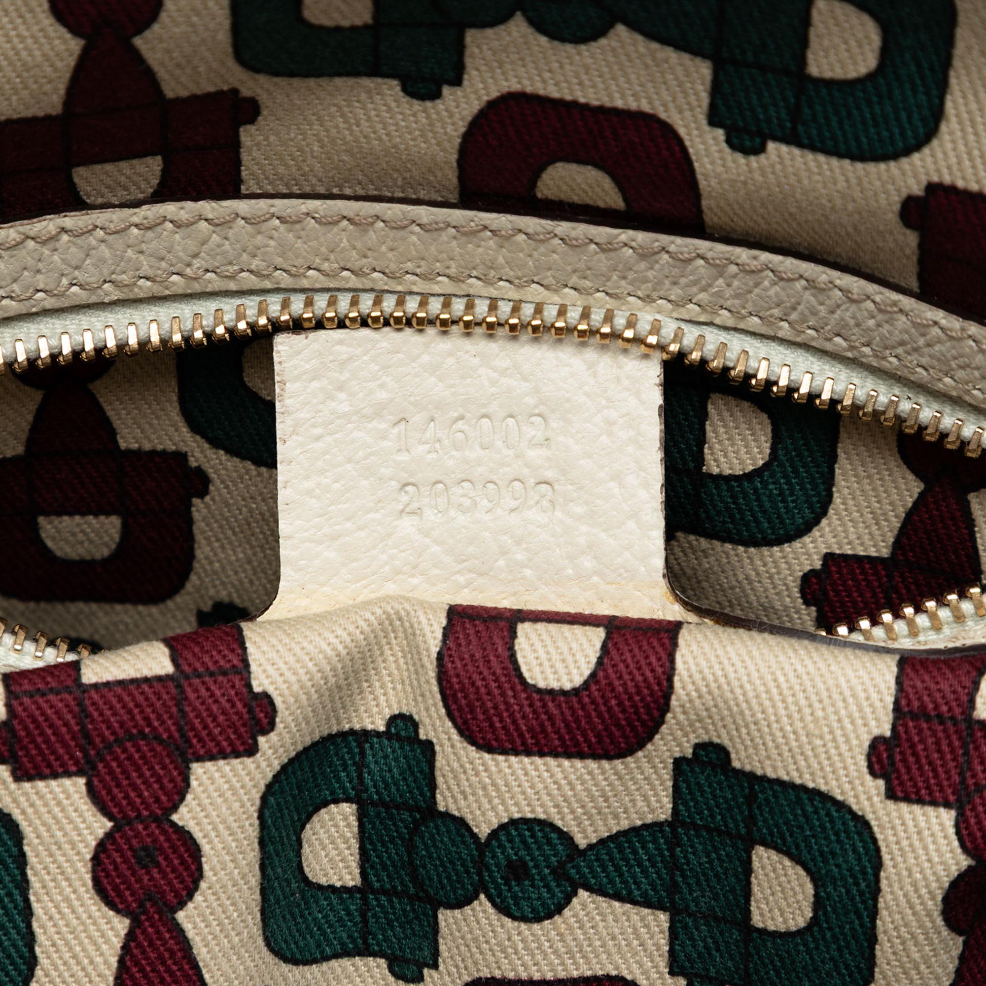 Gucci GG Canvas Web Treasure Handbag