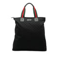 Gucci GG Canvas Web Vertical Tote