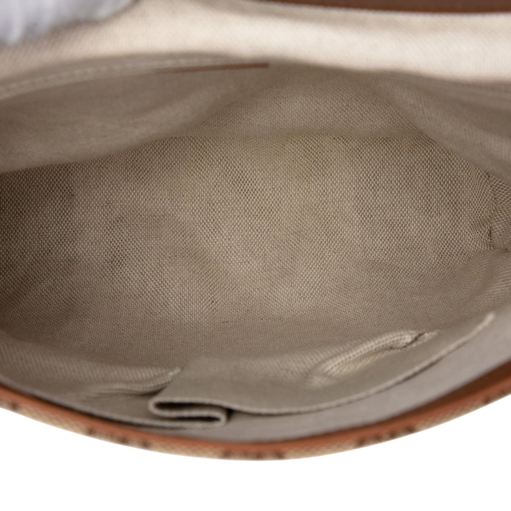 Gucci GG Canvas and Calfskin Crossbody
