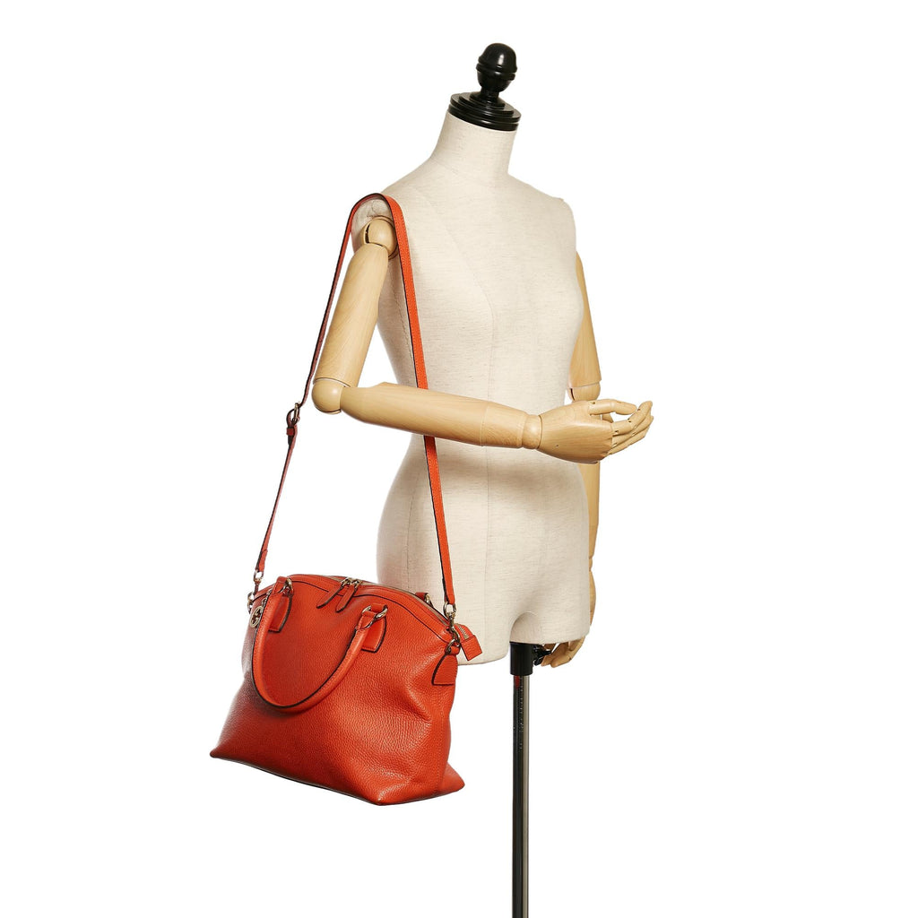 Gucci GG Charm Dome Satchel (SHG-34496)