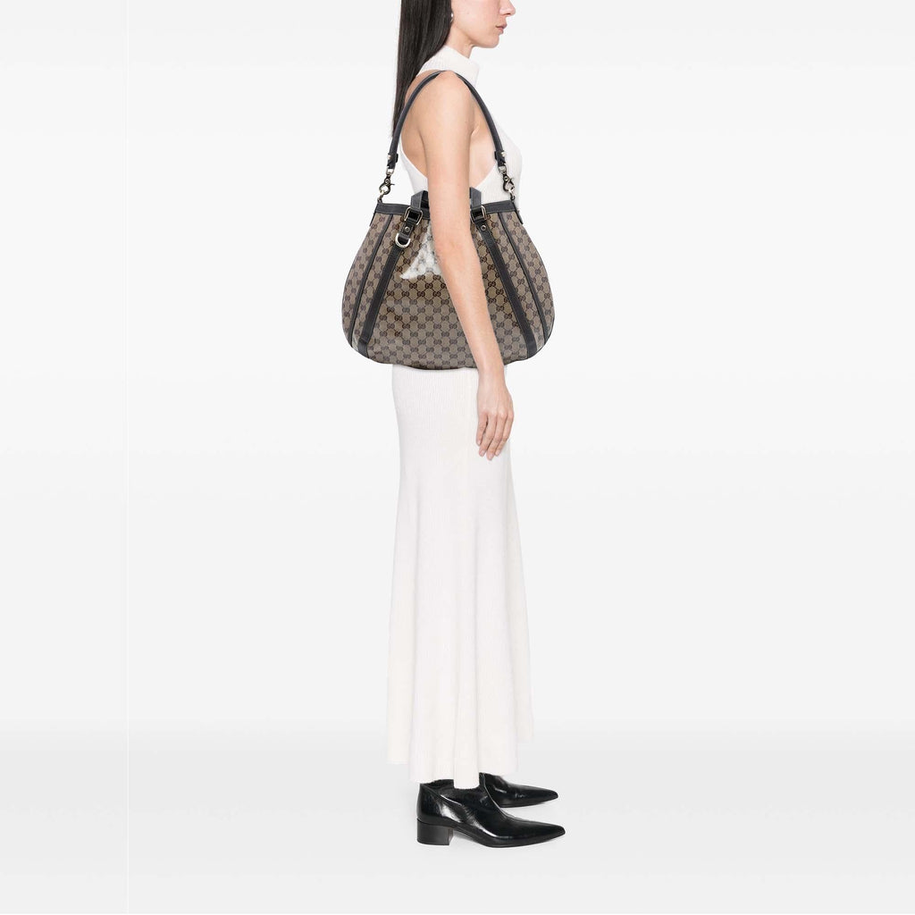 Gucci GG Crystal Abbey D Ring Convertible Tote