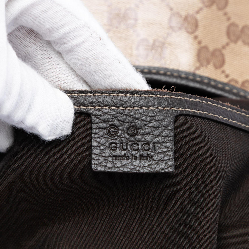 Gucci GG Crystal Abbey D Ring Shoulder Bag