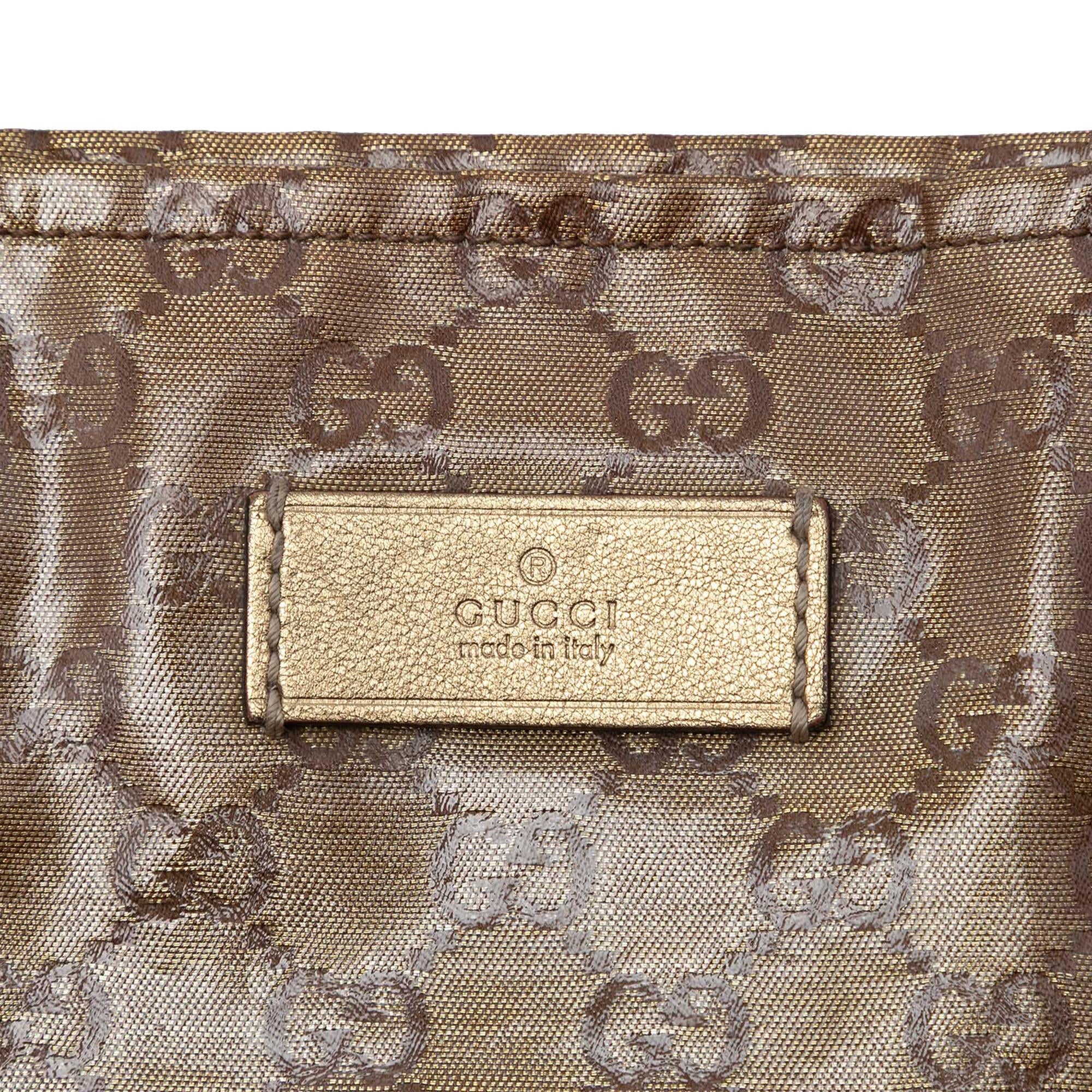 Gucci GG Crystal Vertical Web Tote