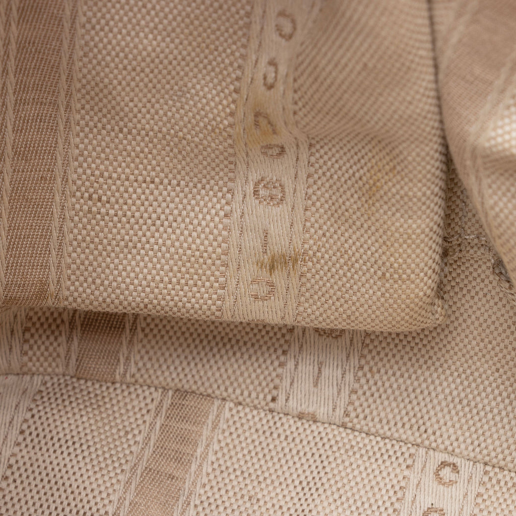 Gucci GG Debossed Leather Studded Bright Bucket Bag