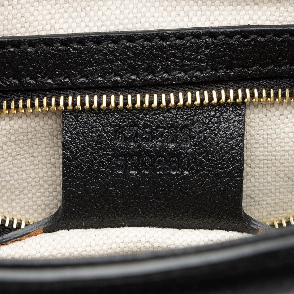 Gucci GG Debossed Leather Wonka Chain Shoulder Bag