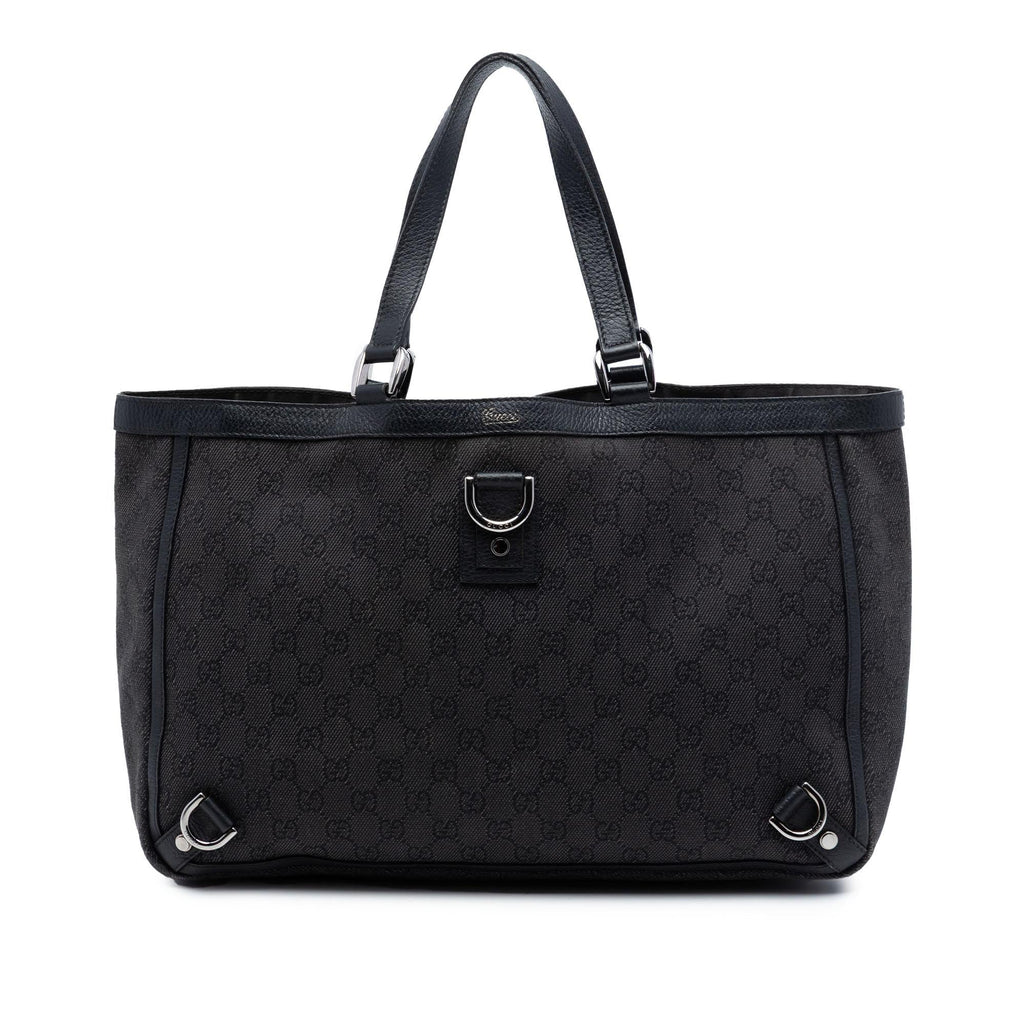 Gucci GG Denim Abbey D Ring Tote