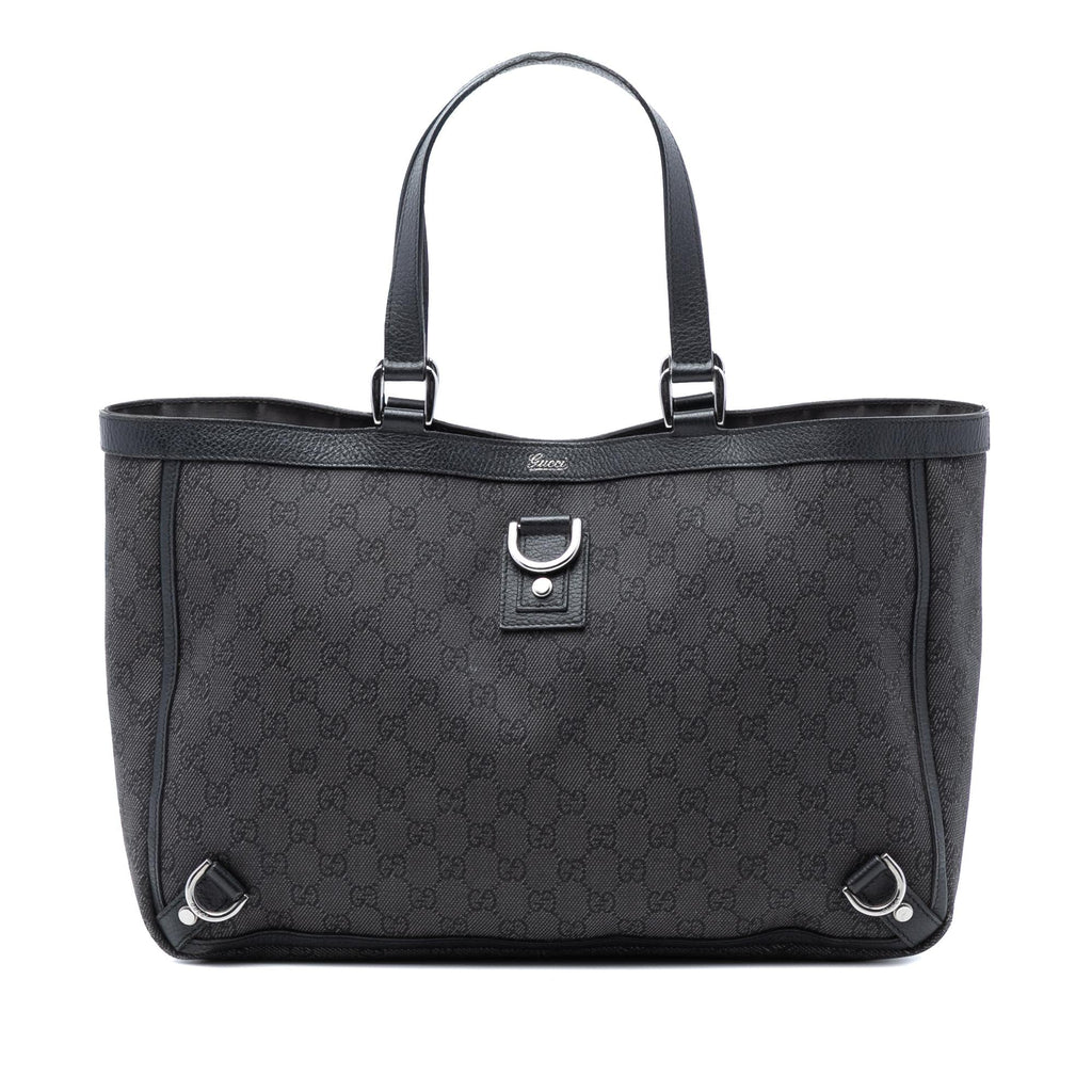 Gucci GG Denim Abbey D Ring Tote