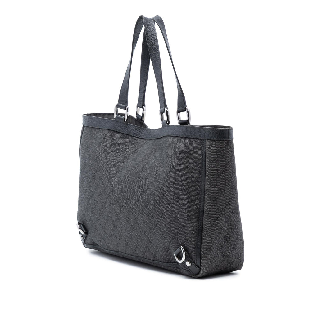 Gucci GG Denim Abbey D Ring Tote