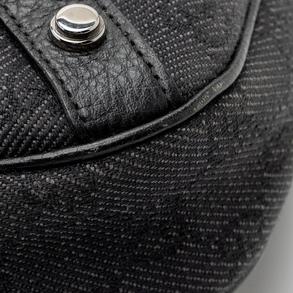 Gucci GG Denim Abbey Small Hobo
