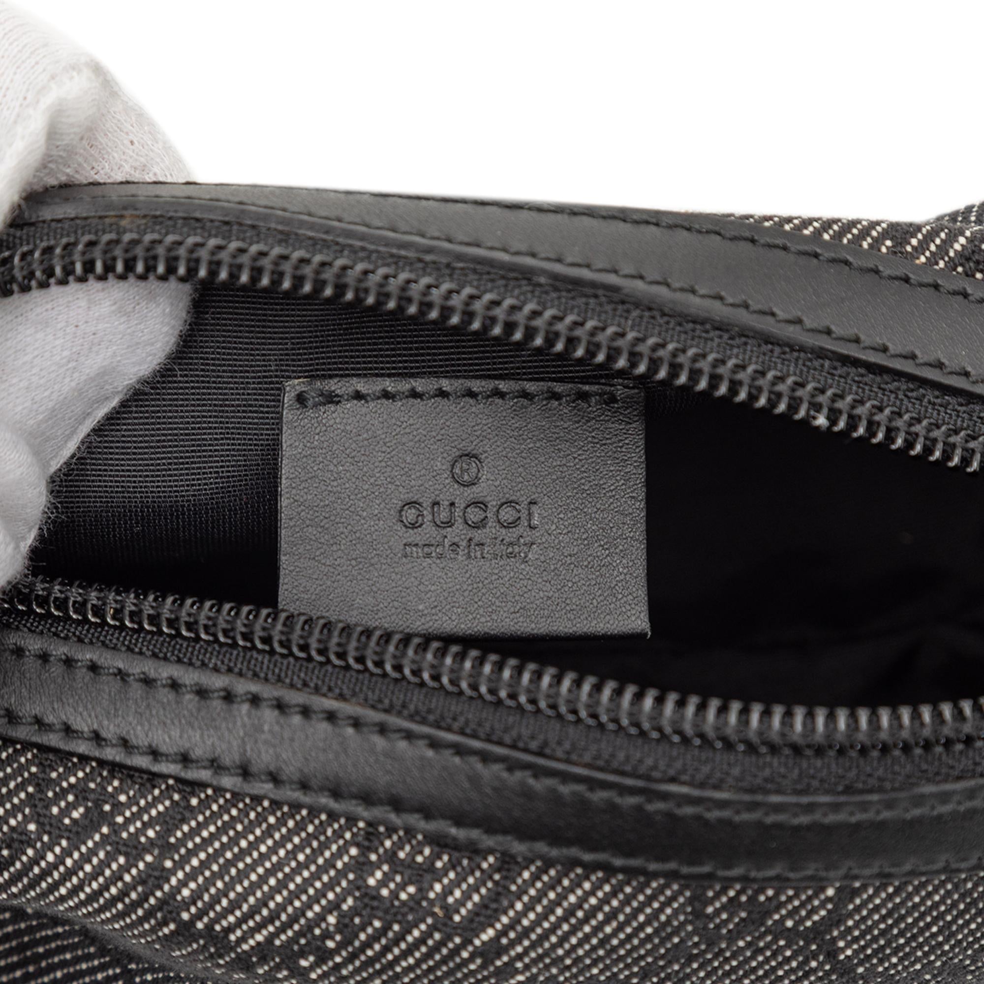 Gucci GG Denim Cosmetic Pouch