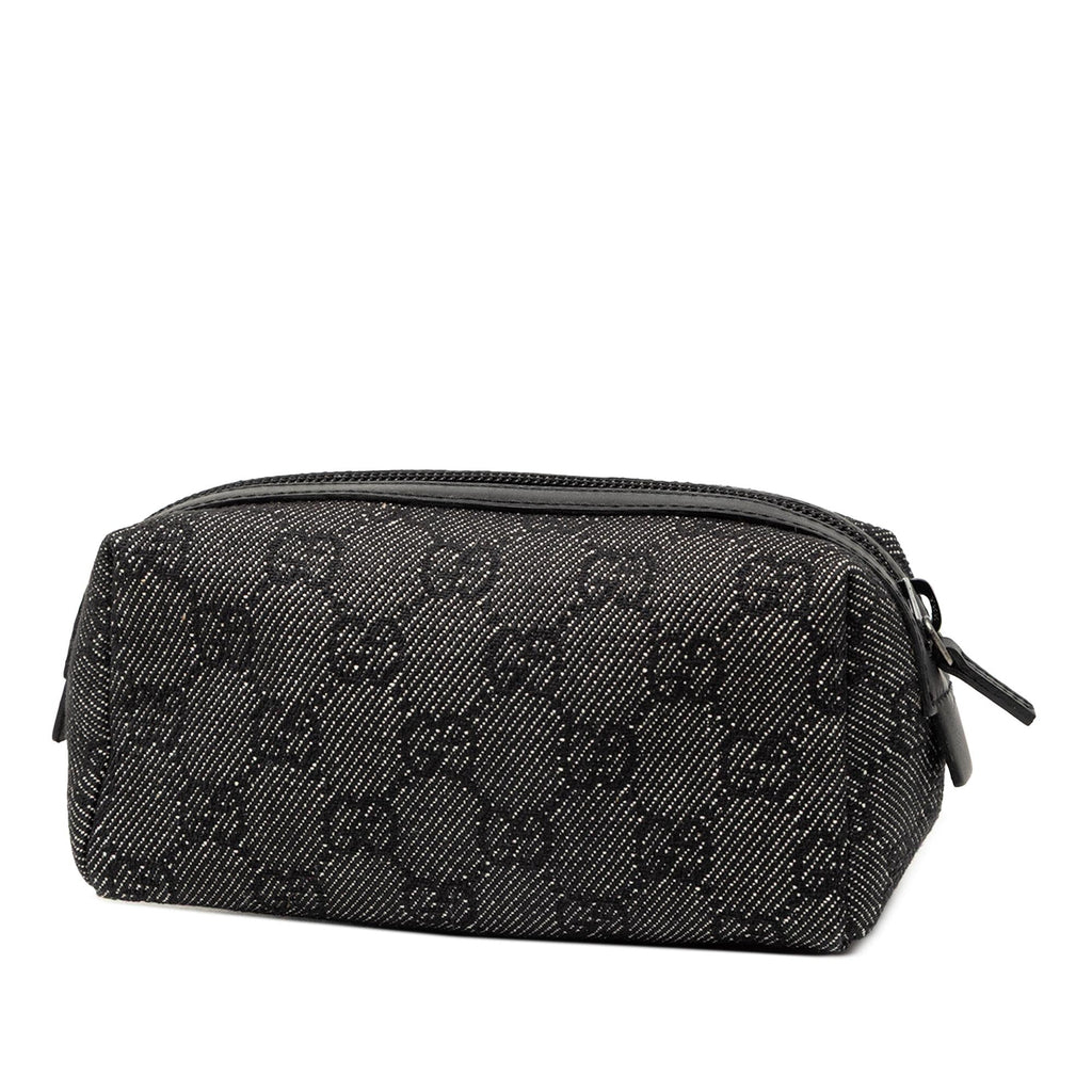 Gucci GG Denim Cosmetic Pouch
