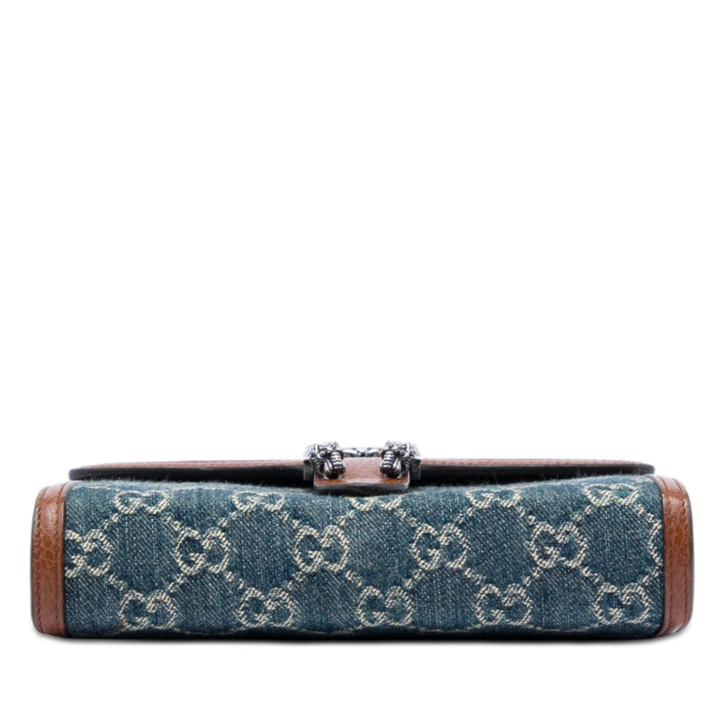 Gucci GG Denim Dionysus Wallet on Chain
