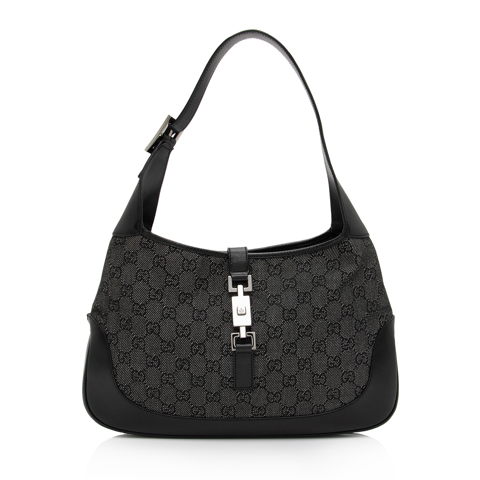 Gucci GG Denim Jackie Hobo (SHF-fYh4CG)