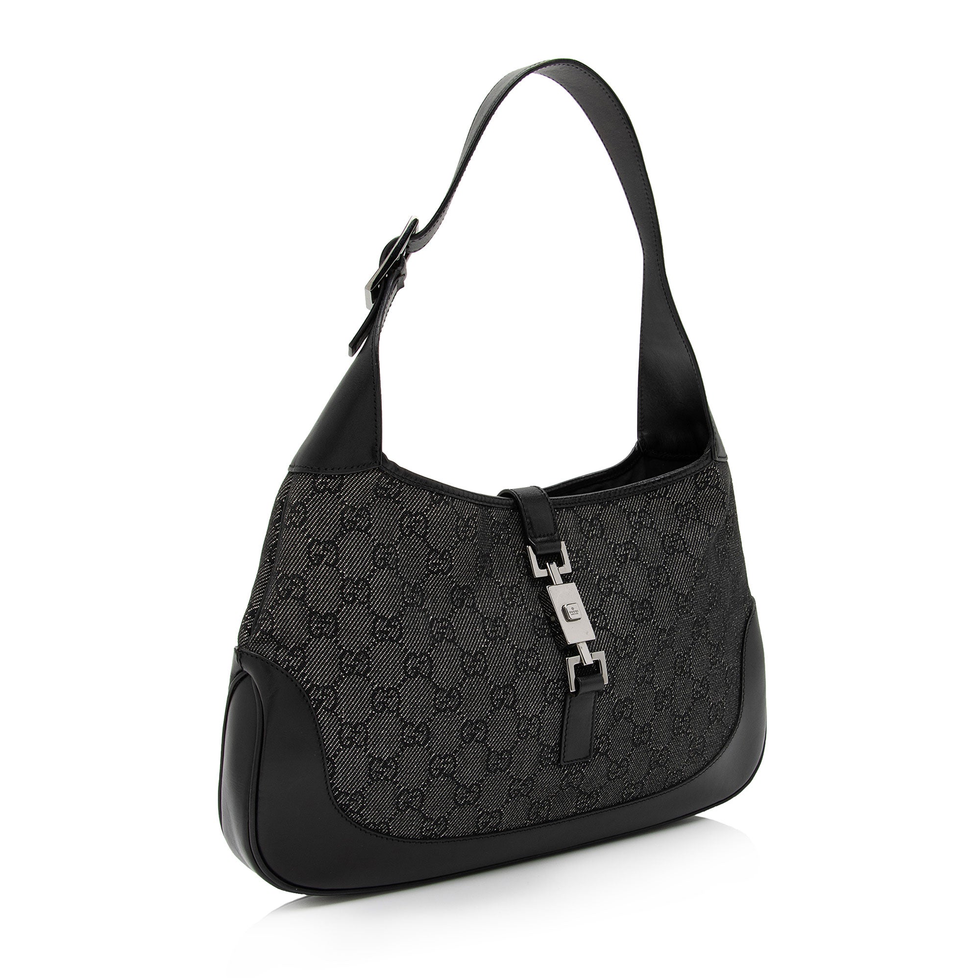 Gucci GG Denim Jackie Hobo (SHF-fYh4CG)
