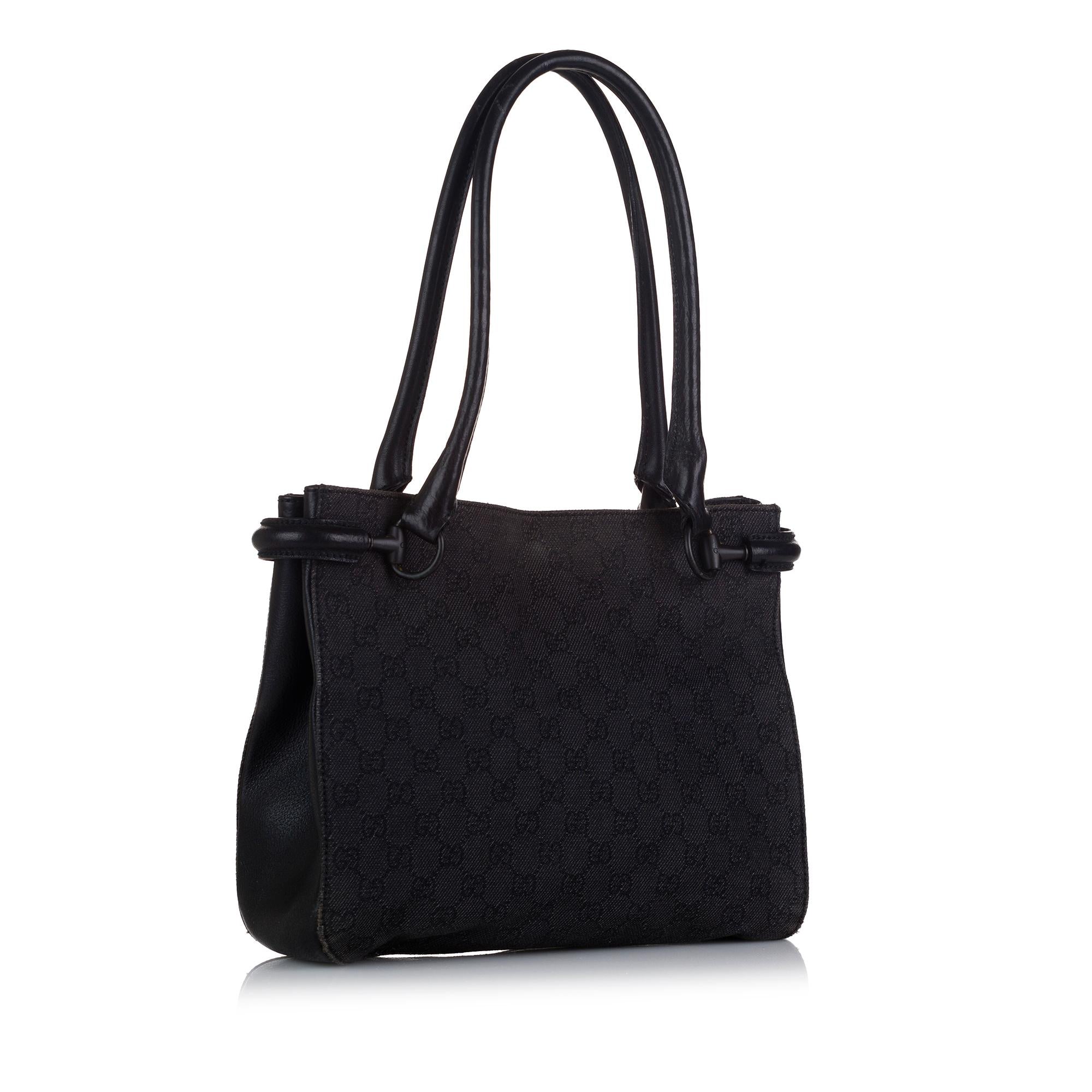 Gucci GG Denim Shoulder Bag