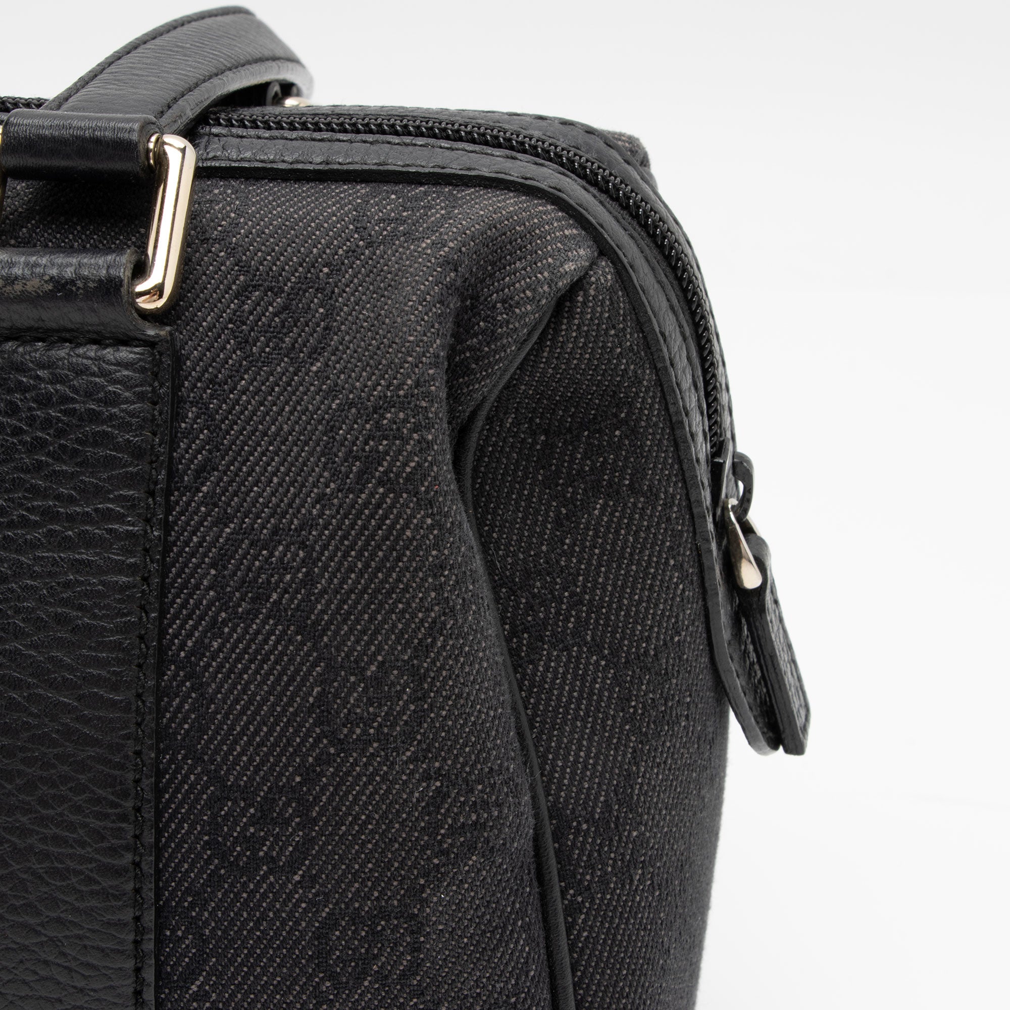 Gucci GG Denim Small Satchel (SHF-0xwQtu)
