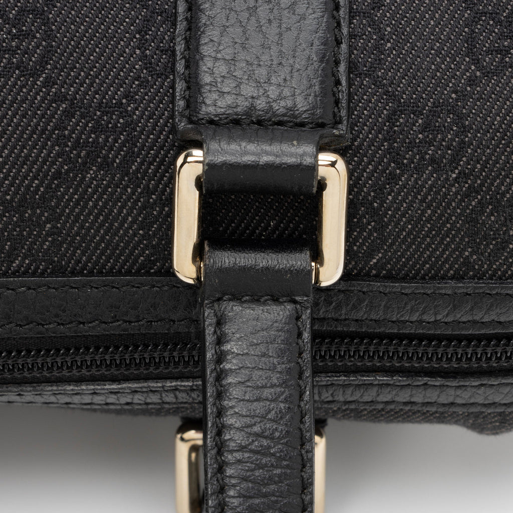 Gucci GG Denim Small Satchel (SHF-0xwQtu)