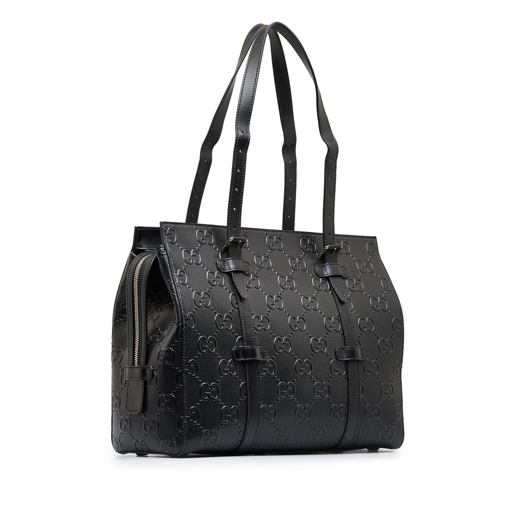 Gucci GG Embossed Tote (SHG-uqKTLW)