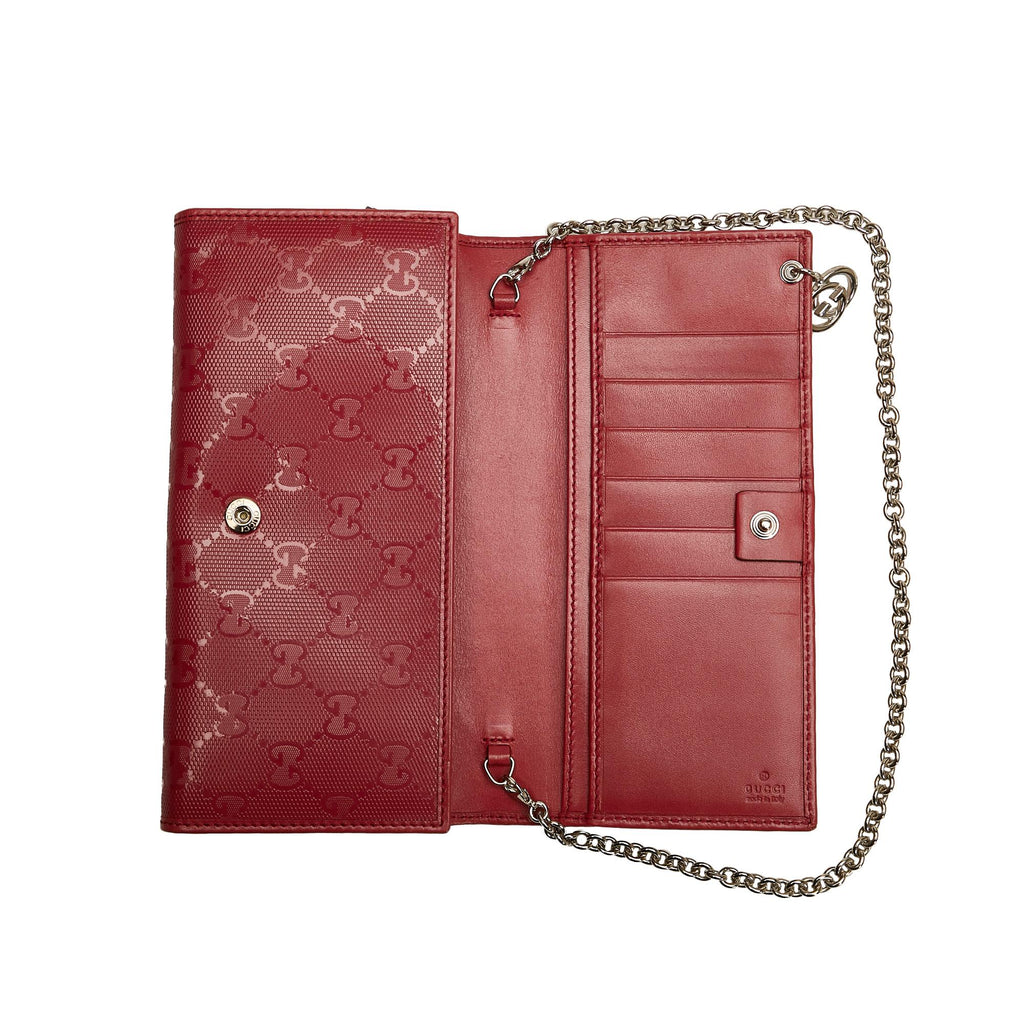 Gucci GG Imprime Wallet On Chain (SHG-clxtl4)