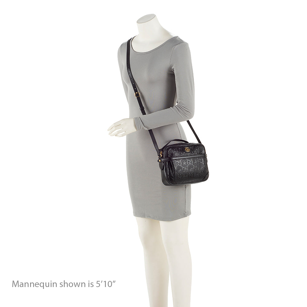 Gucci GG Leather Star Shoulder Bag