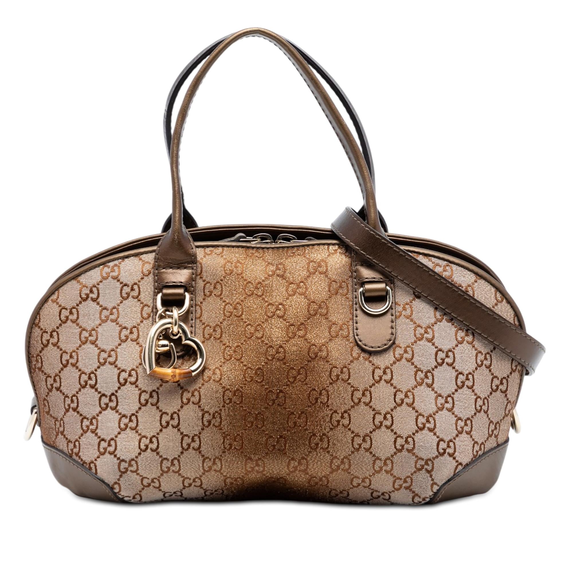 Gucci GG Lurex Heart Bit Satchel