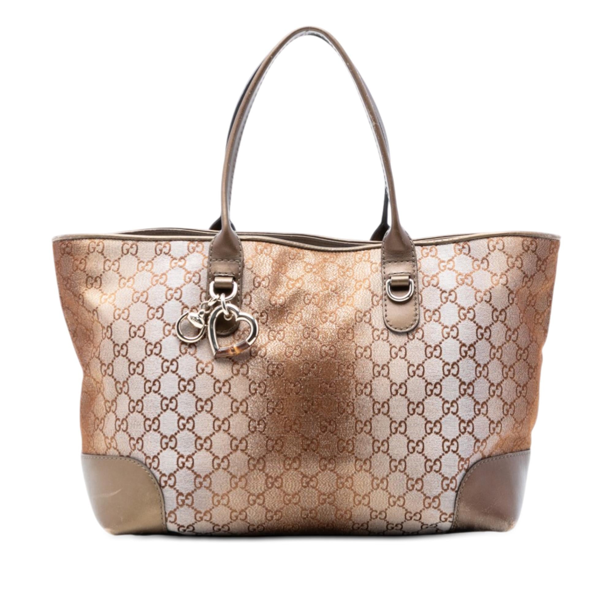 Gucci GG Lurex Heart Bit Tote