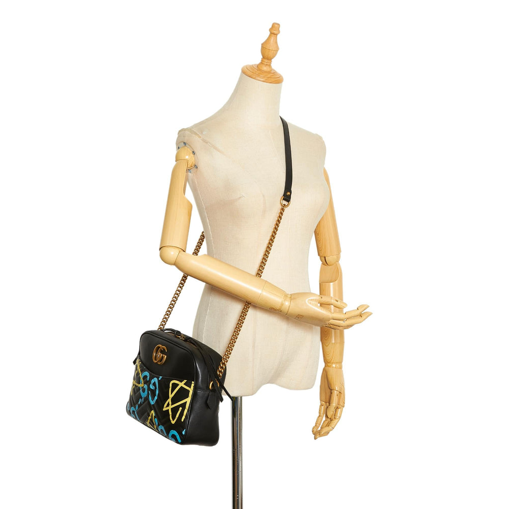 Gucci GG Marmont Ghost Crossbody Bag (SHG-1BAj04)