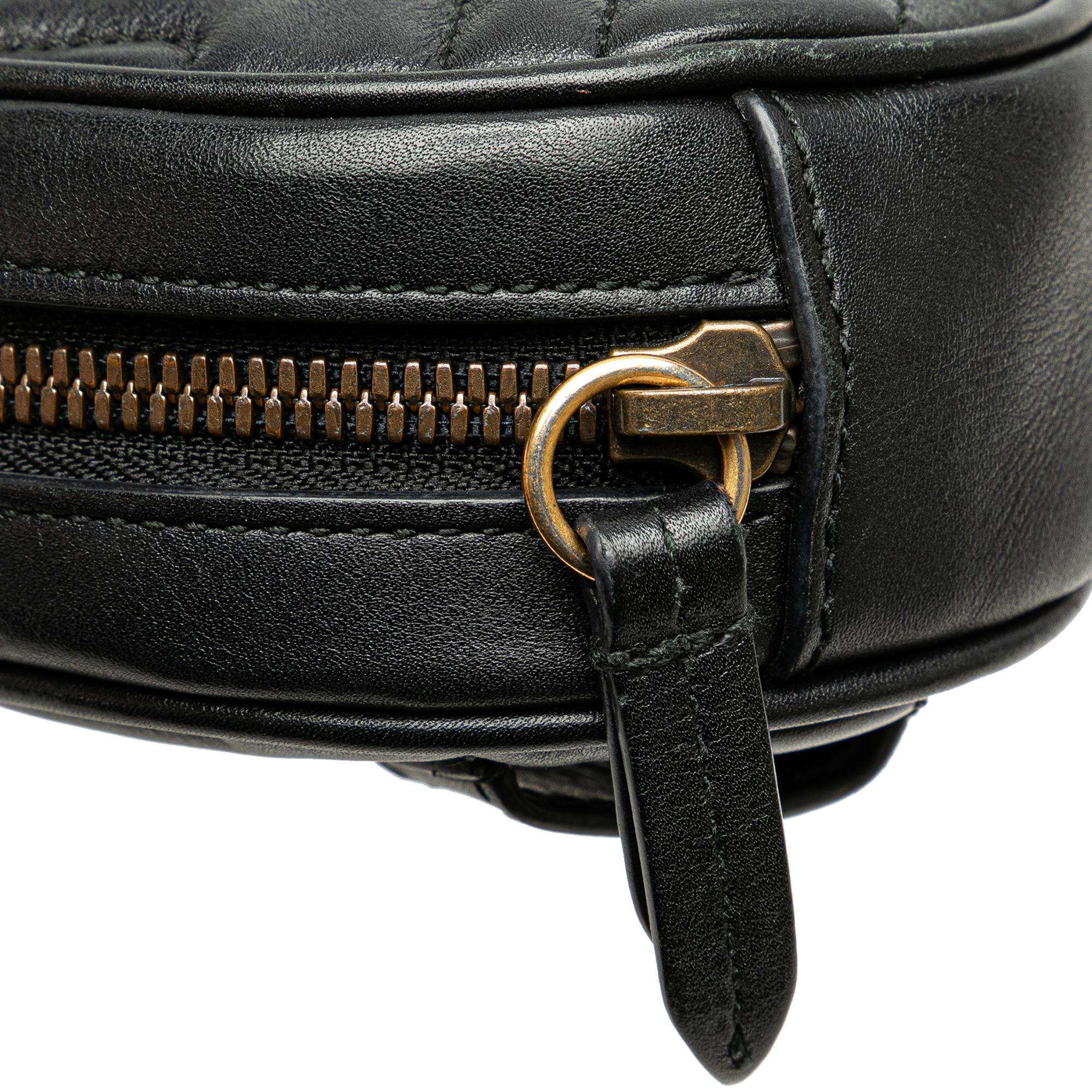 Gucci GG Marmont Matelasse Leather Belt Bag