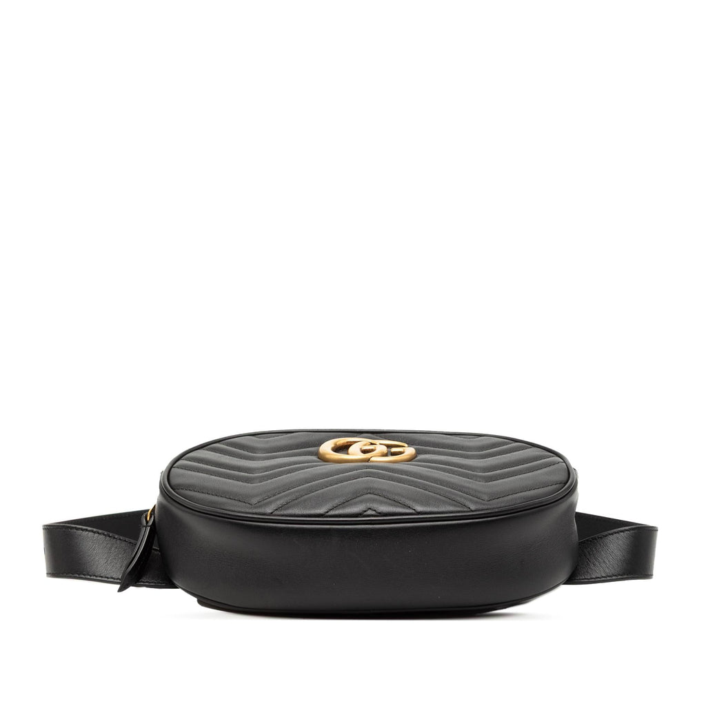 Gucci GG Marmont Matelasse Leather Belt Bag