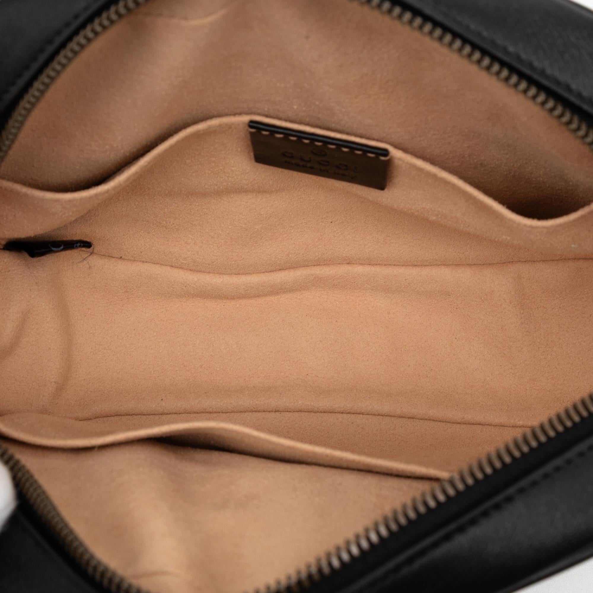 Gucci GG Marmont Matelasse Leather Belt Bag