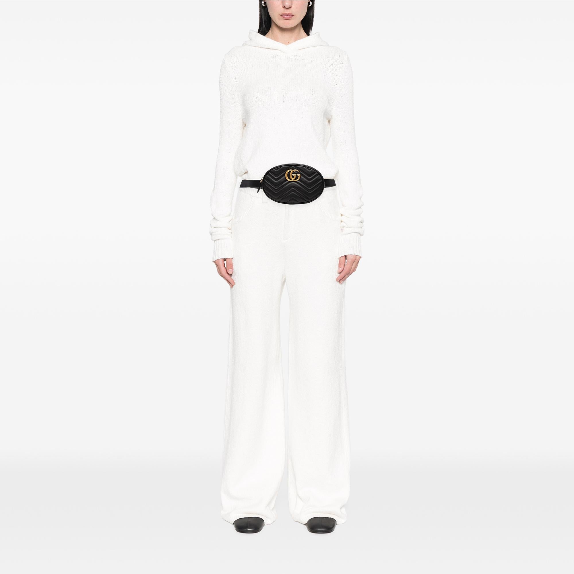 Gucci GG Marmont Matelasse Leather Belt Bag