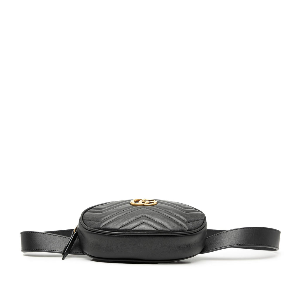 Gucci GG Marmont Matelasse Leather Belt Bag