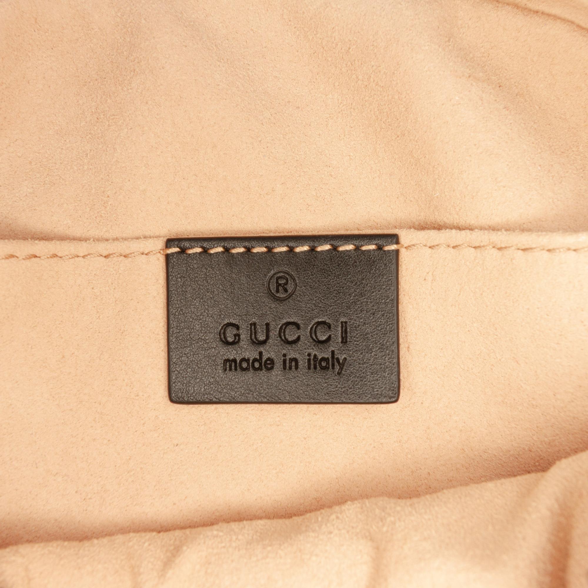 Gucci GG Marmont Matelasse Leather Belt Bag